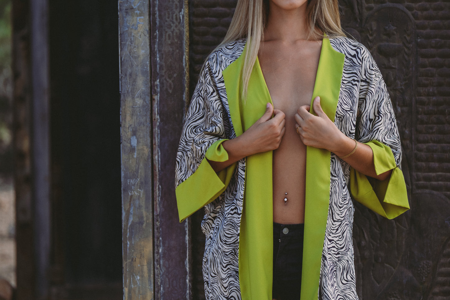 Green Wild Kimono