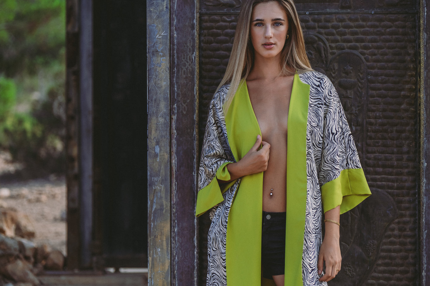 Green Wild Kimono