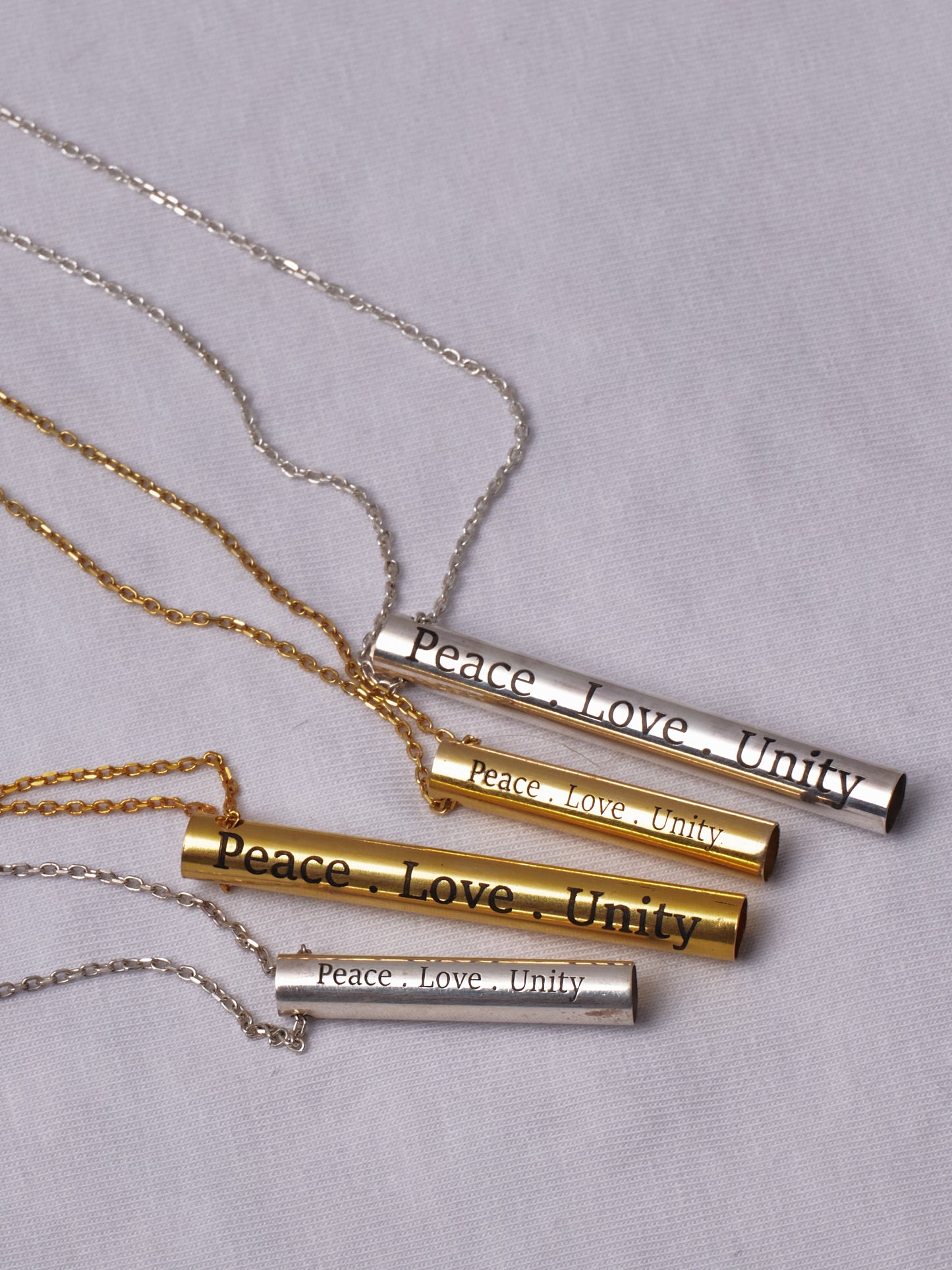 Amulet Unisex Necklace (925 Silver & Gold-Plated)