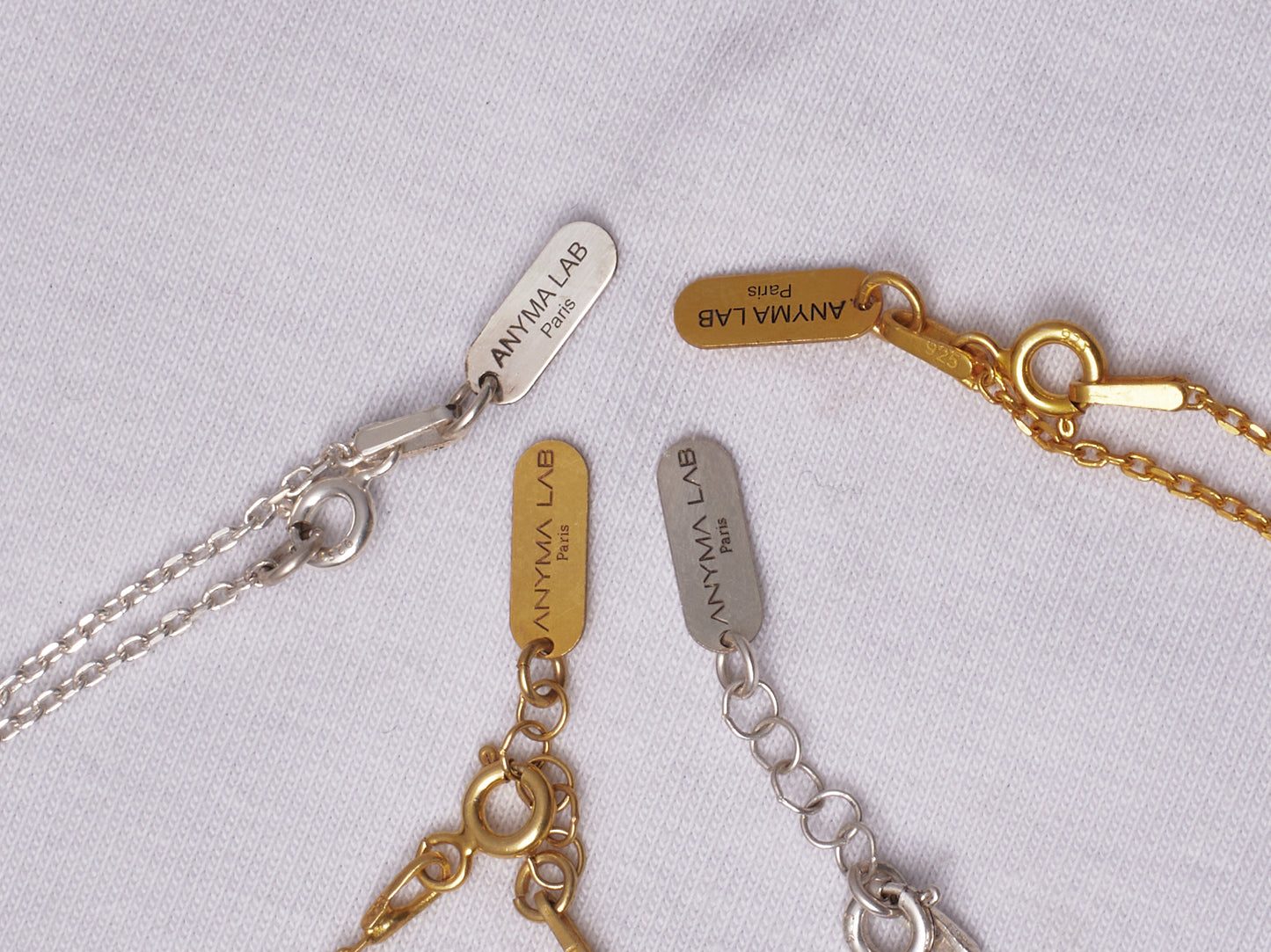 Amulet Unisex Necklace (925 Silver & Gold-Plated)