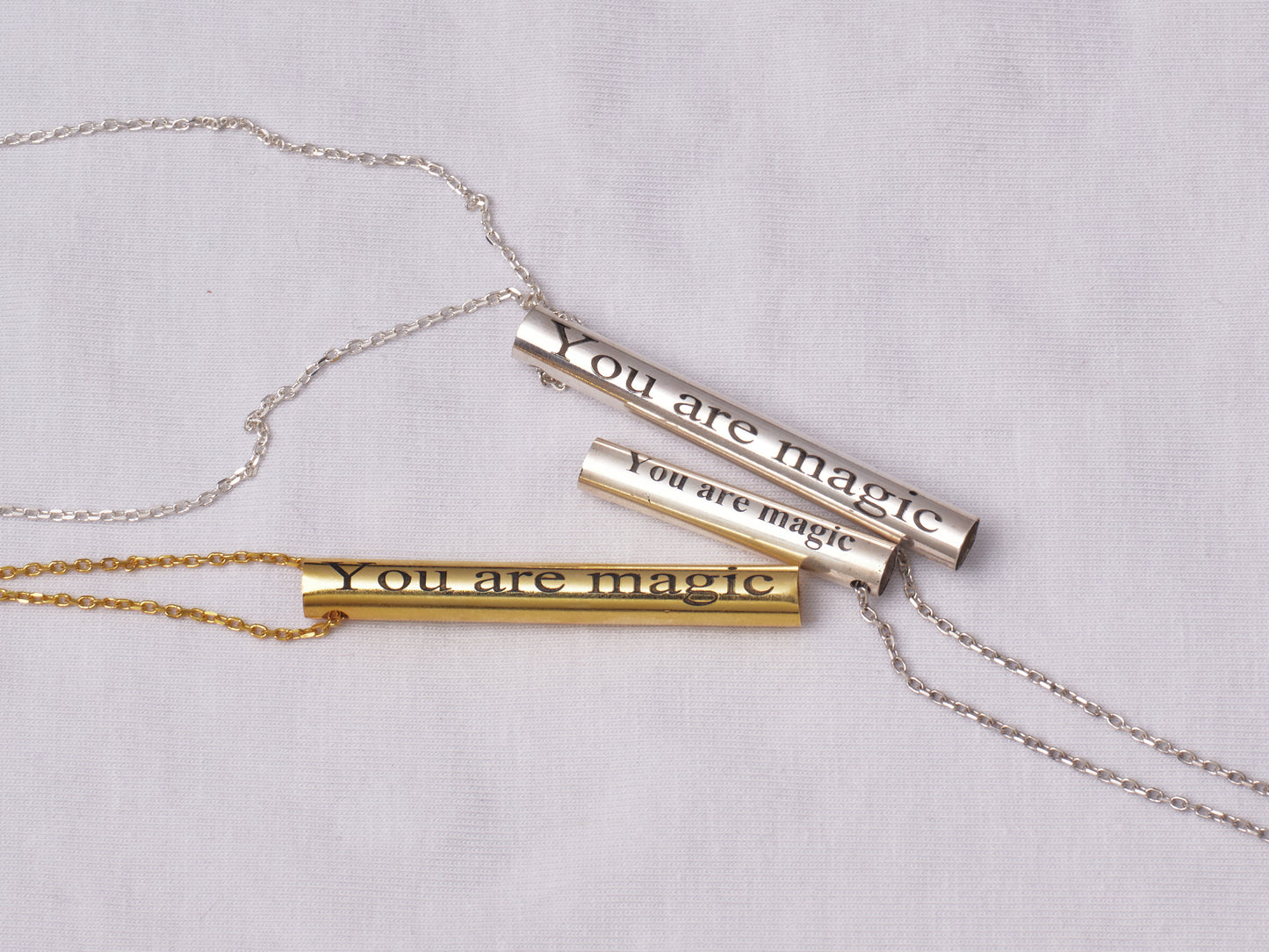 Amulet Unisex Necklace (925 Silver & Gold-Plated)