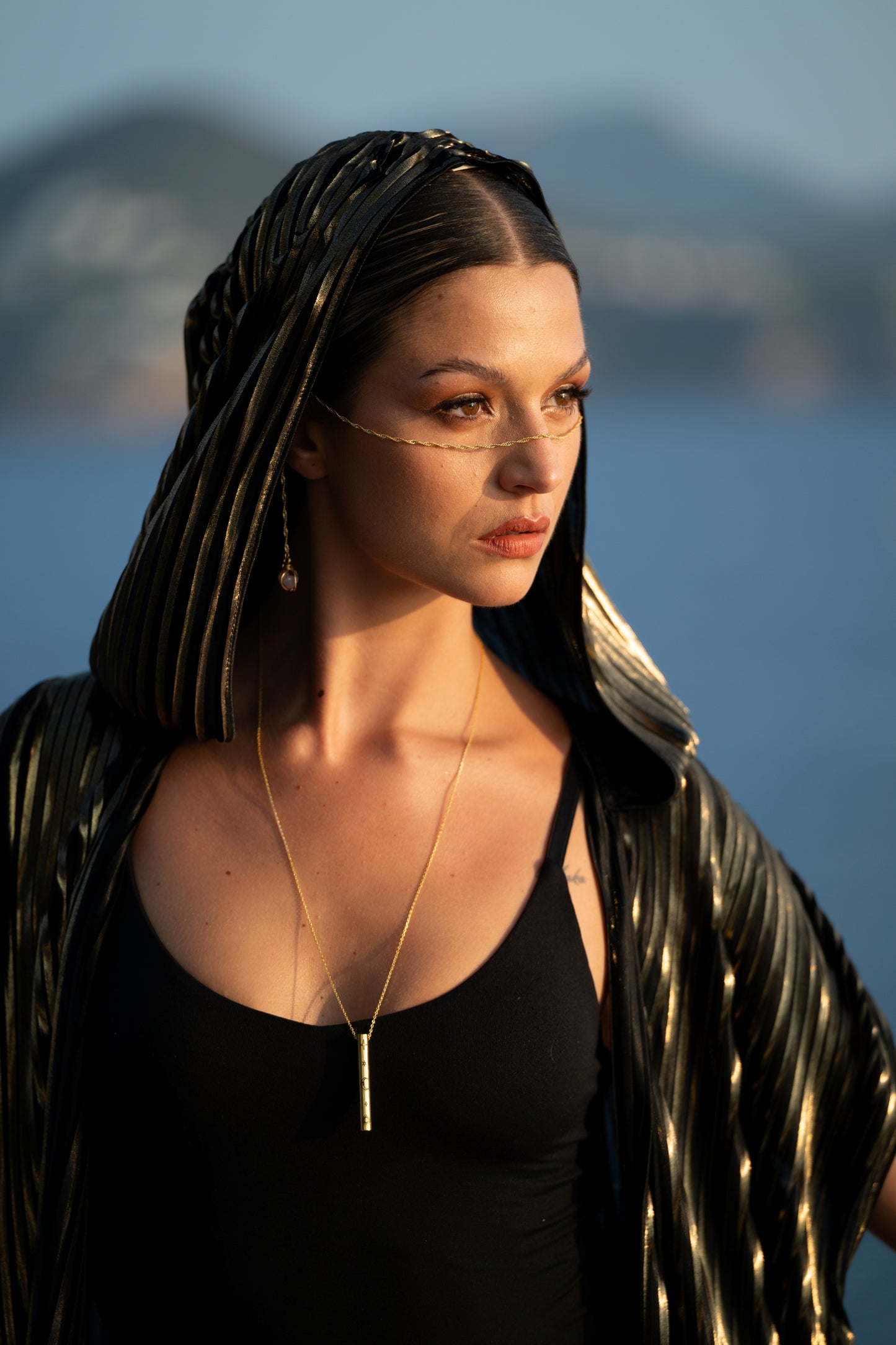 Amulet Unisex Necklace (925 Silver & Gold-Plated)